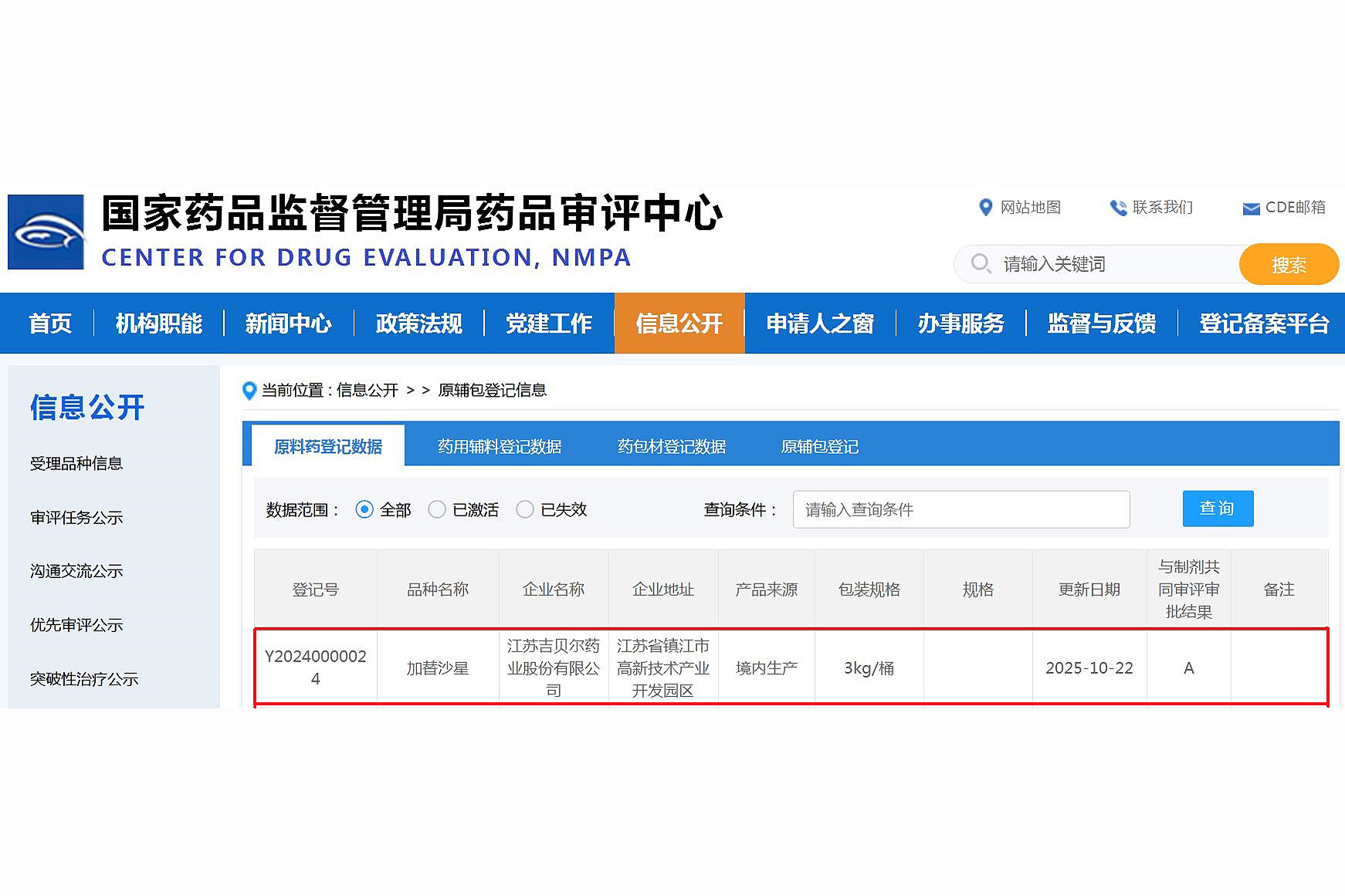【喜报！OB电竞
药业化学原料药加替沙星上市申请获批】的配图